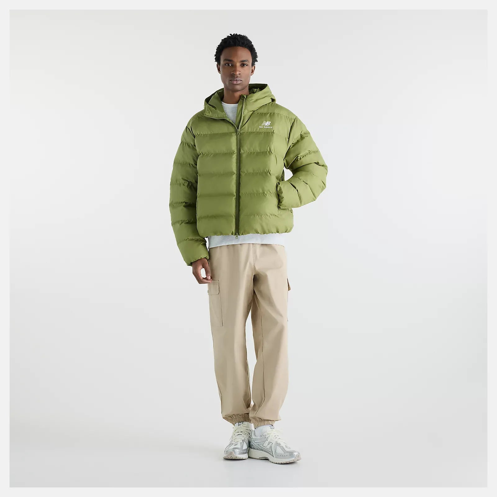 Image of Мъжко Яке NEW BALANCE JACKET BOSTON PUFFER JACKET