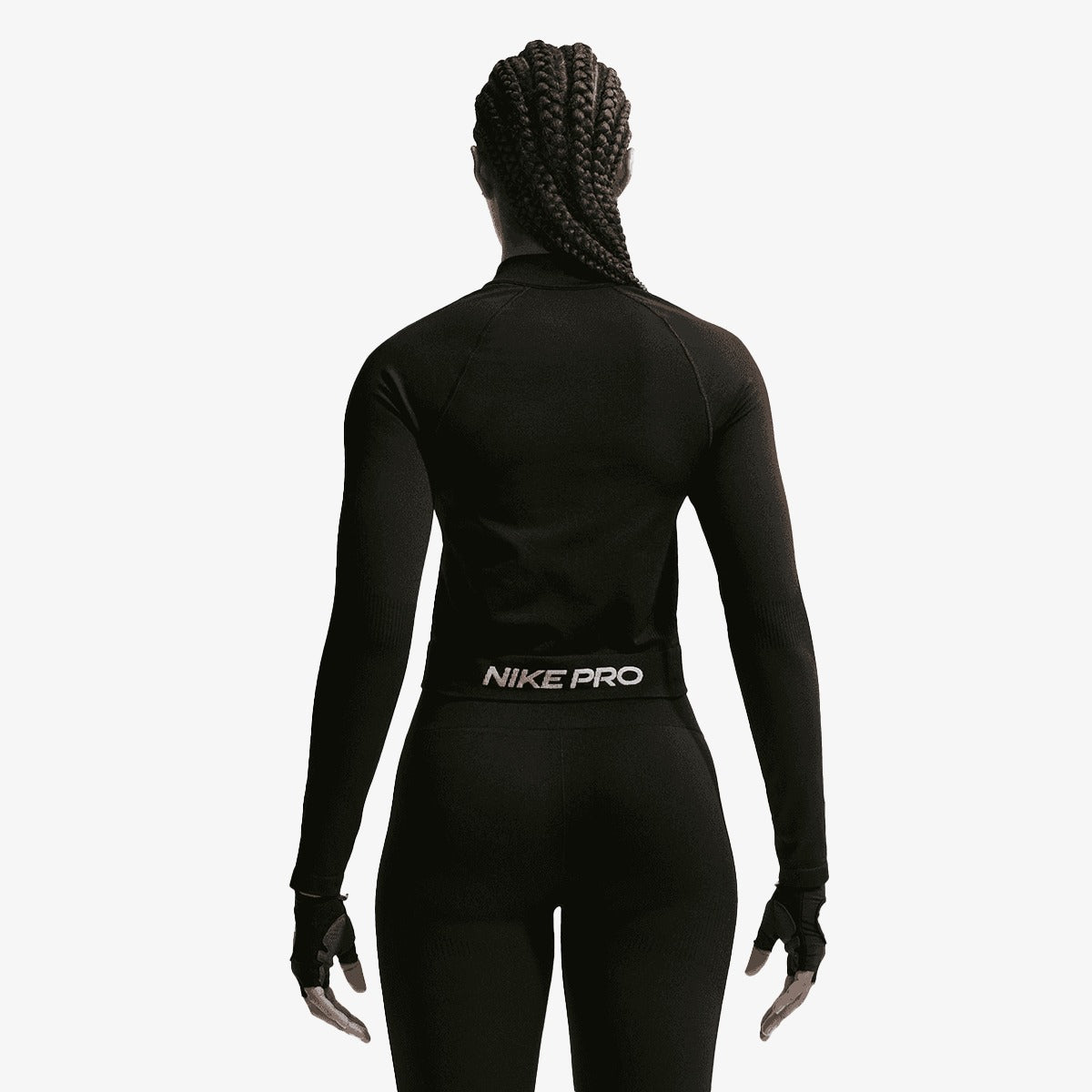 Image of Дамски Суитшърт NIKE W NP DF SMLS FZ MIDLAYER WT