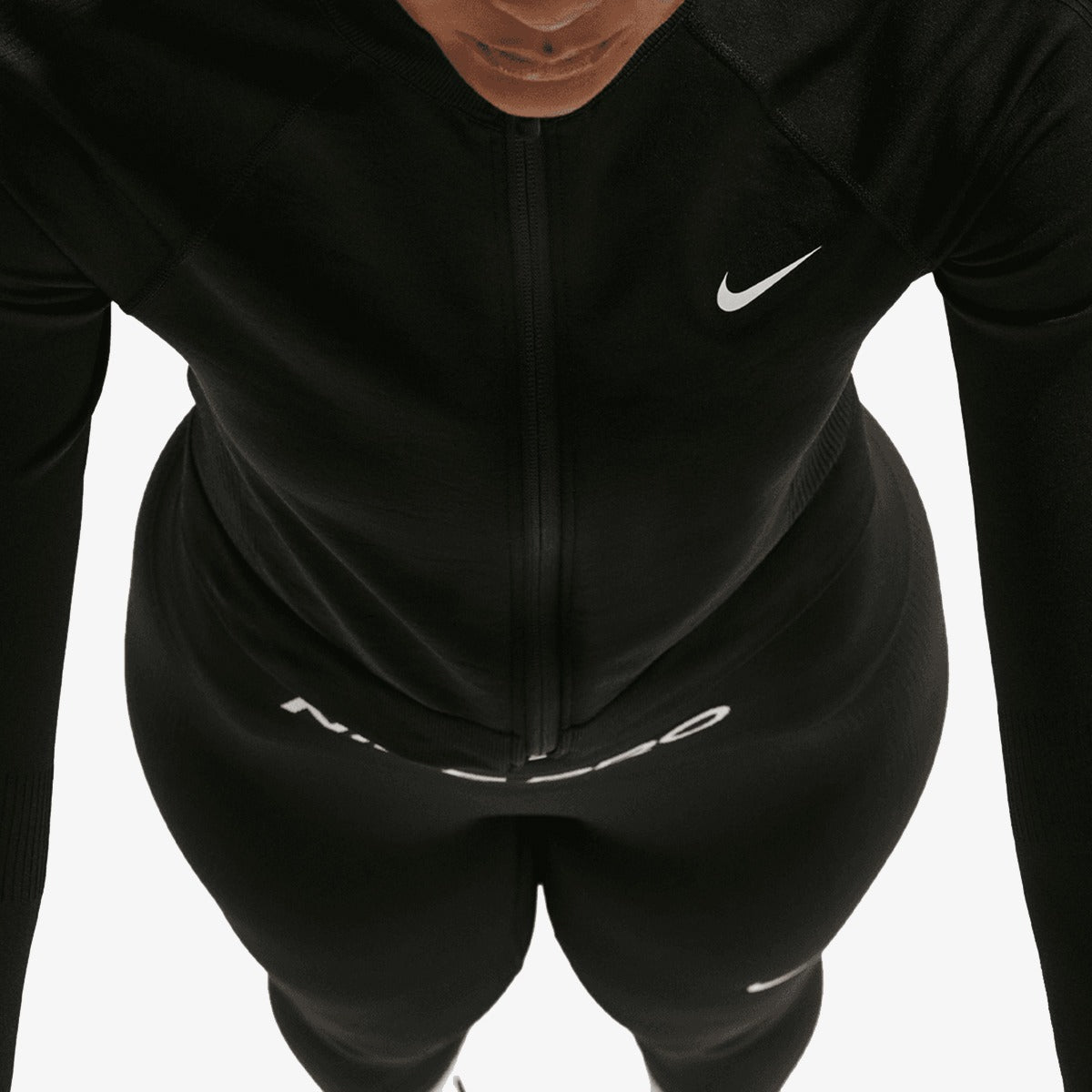 Image of Дамски Суитшърт NIKE W NP DF SMLS FZ MIDLAYER WT