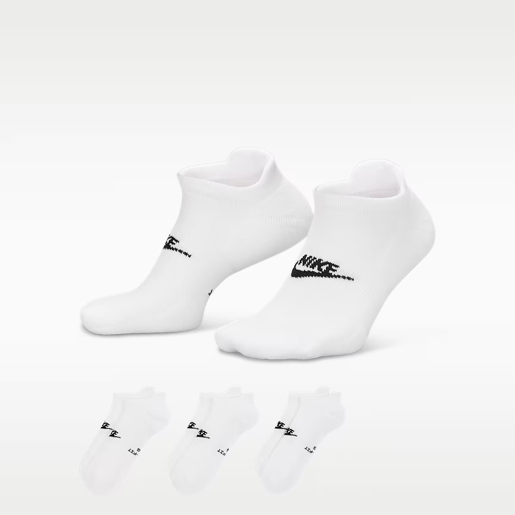 Image of Унисекс Чорапи NIKE U NK ED ELVD NS 3P FUTRA - 144 IH8524-901- Ballistic sport, Балистик