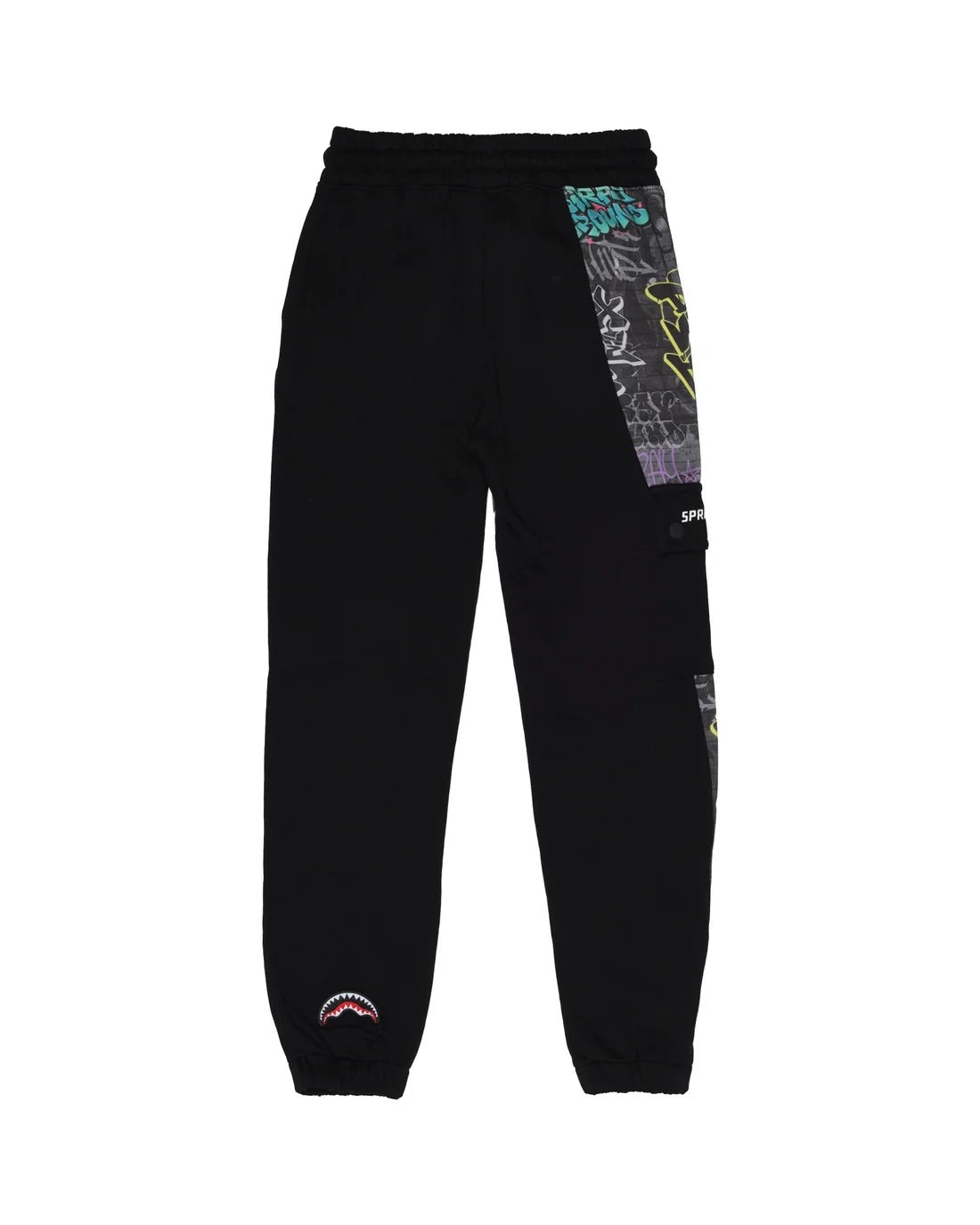 Image of Детски Панталон SPRAYGROUND DIAGONAL CUT GRAFFITI PANTS