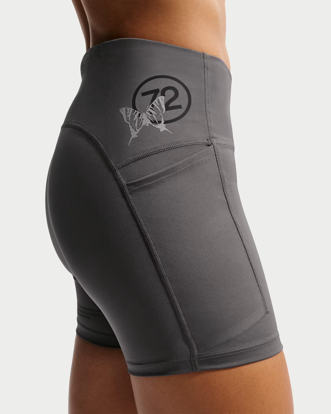 Image of Дамски къс панталон NIKE W NK SWFT DF HR4 TGT SHRTDSRPT