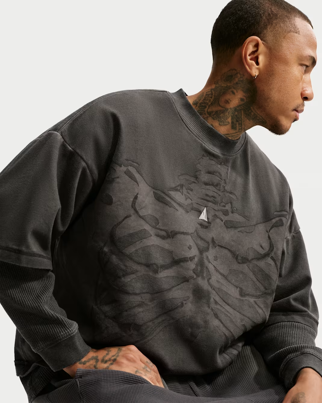 Image of Мъжки Суитшърт NIKE JA M NK DF LS TOP WAF