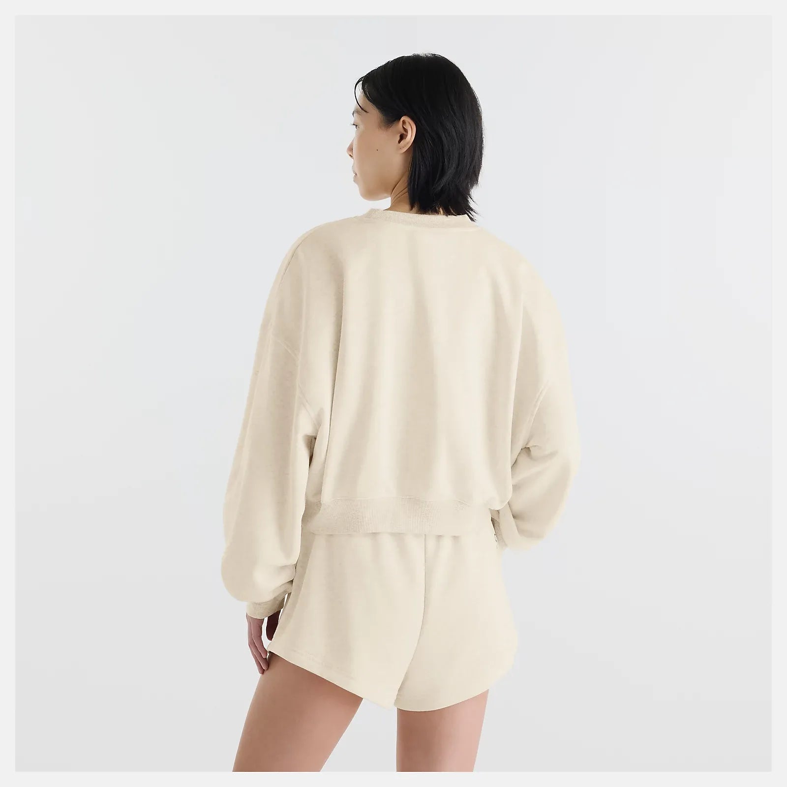 Image of Дамски суитшърт NEW BALANCE SHIRT TRACKSIDE FRENCH TERRY CREW