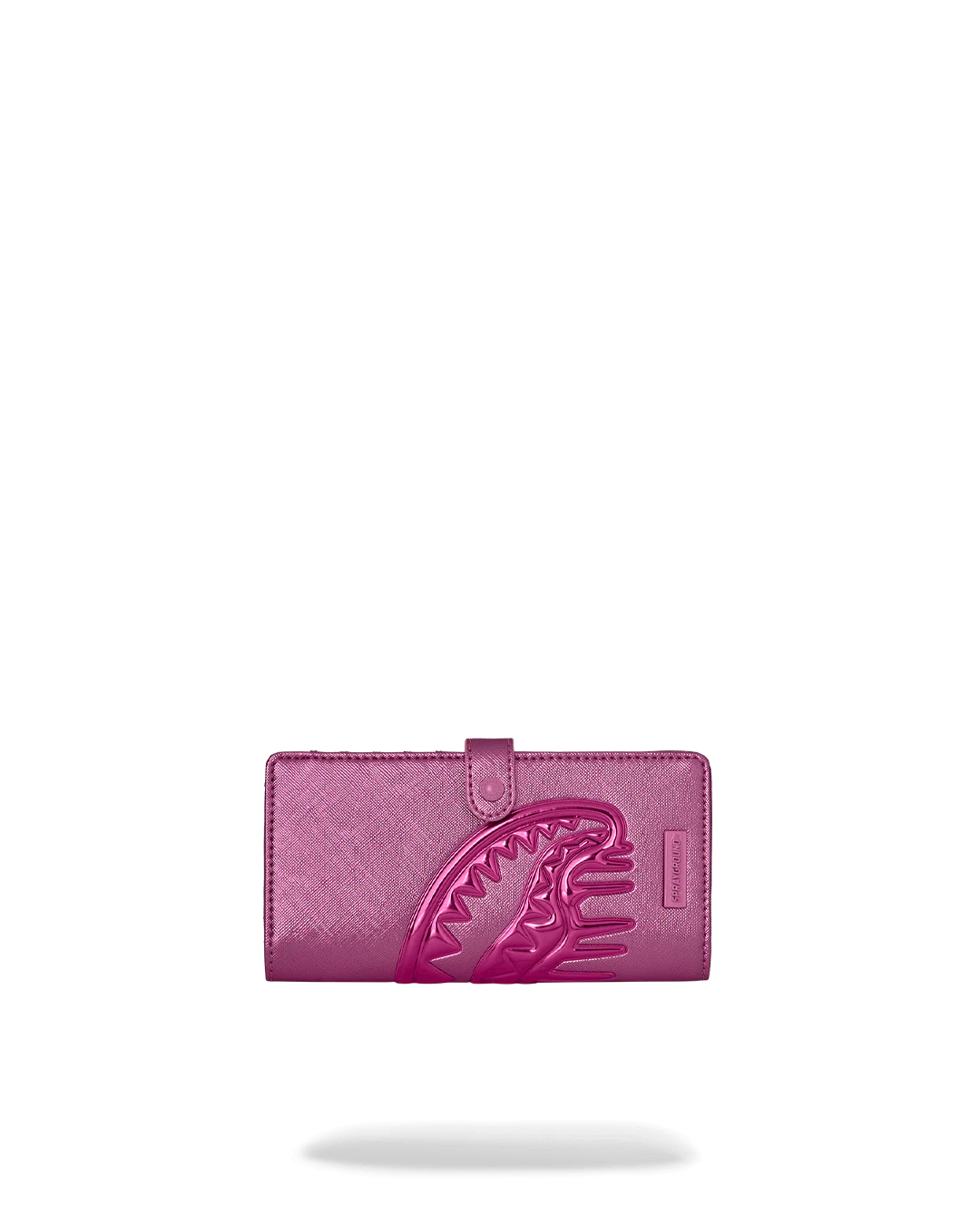 Image of Дамско Портмоне SPRAYGROUND METALLIC PINK METALLIC DRIP SINGLE FOLD WALLET