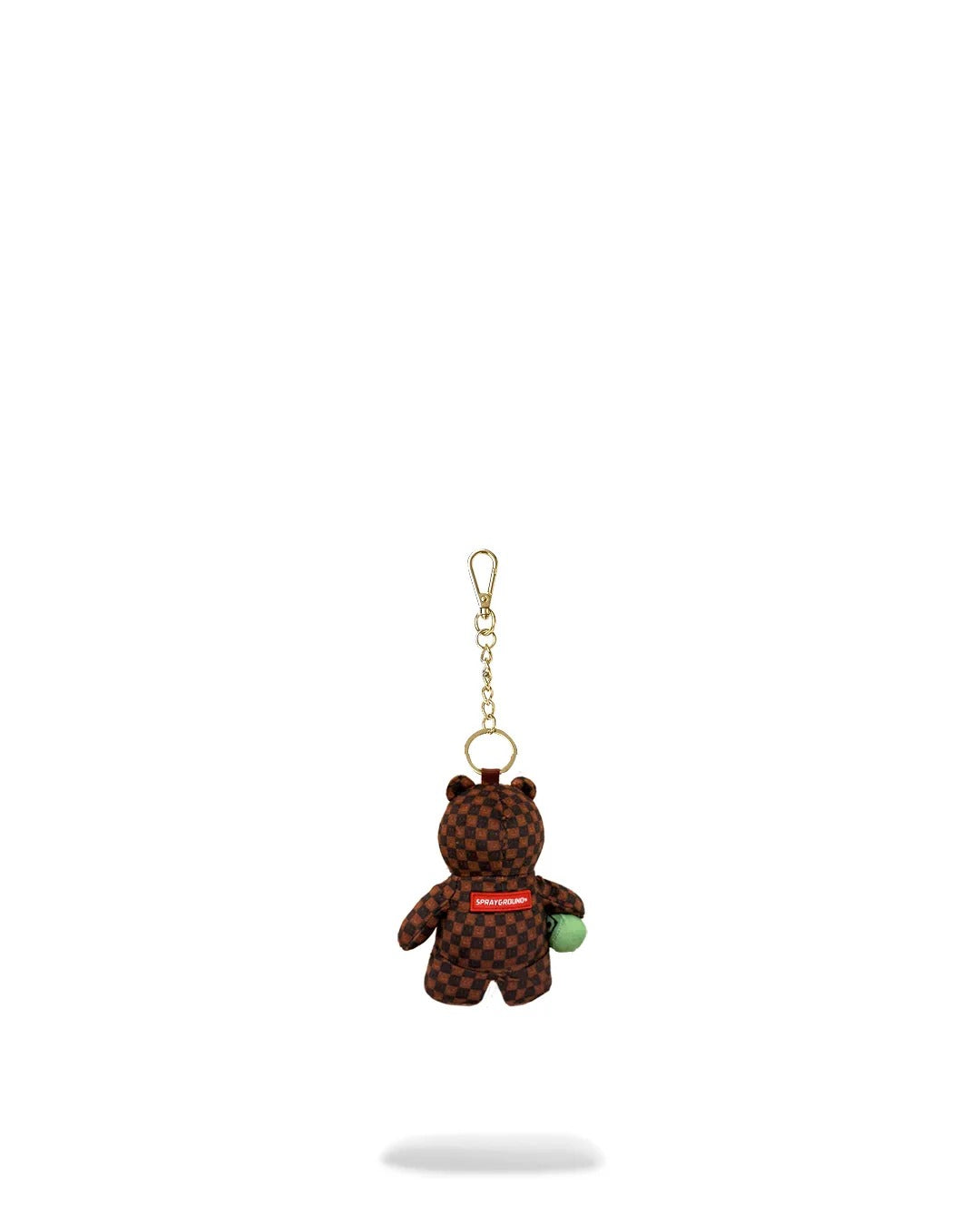 Image of Унисекс Ключодържател SPRAYGROUND SIP WTF BUBBLY BROWN CHECK BEAR KEYCHAIN