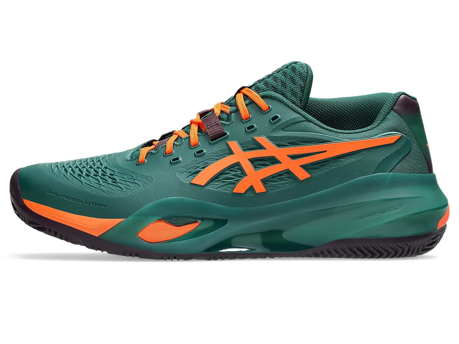 Image of Мъжки Маратонки ASICS GEL-RESOLUTION X PADEL GREEN/ENERGY ORANGE