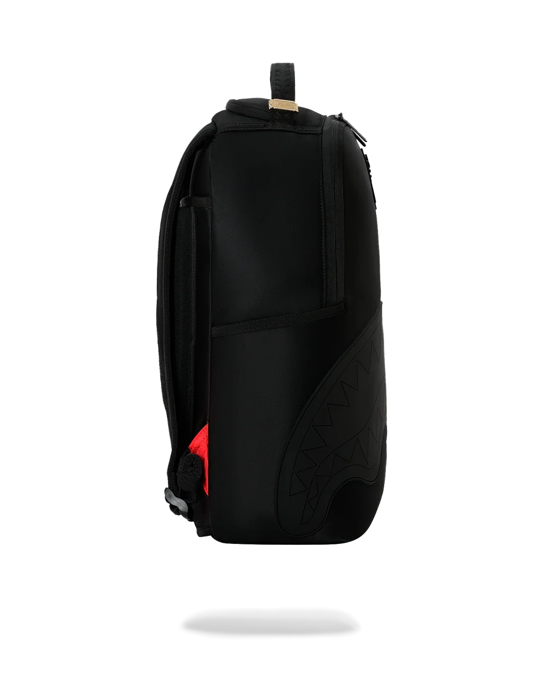 Image of Унисекс Раница SPRAYGROUND SHARK CENTRAL BLACKED OUT EMBOSSED NYLON BACKPACK