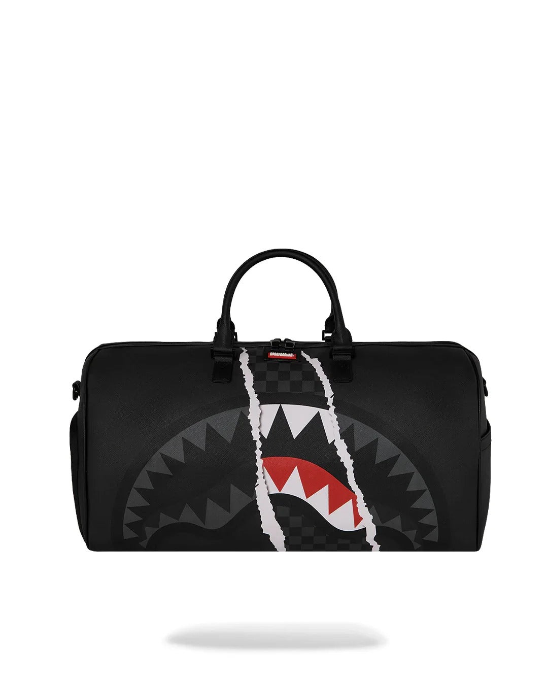 Image of Унисекс Чанта SPRAYGROUND CENTER RIP REVEALING GRAY CHECK MINI DUFFLE