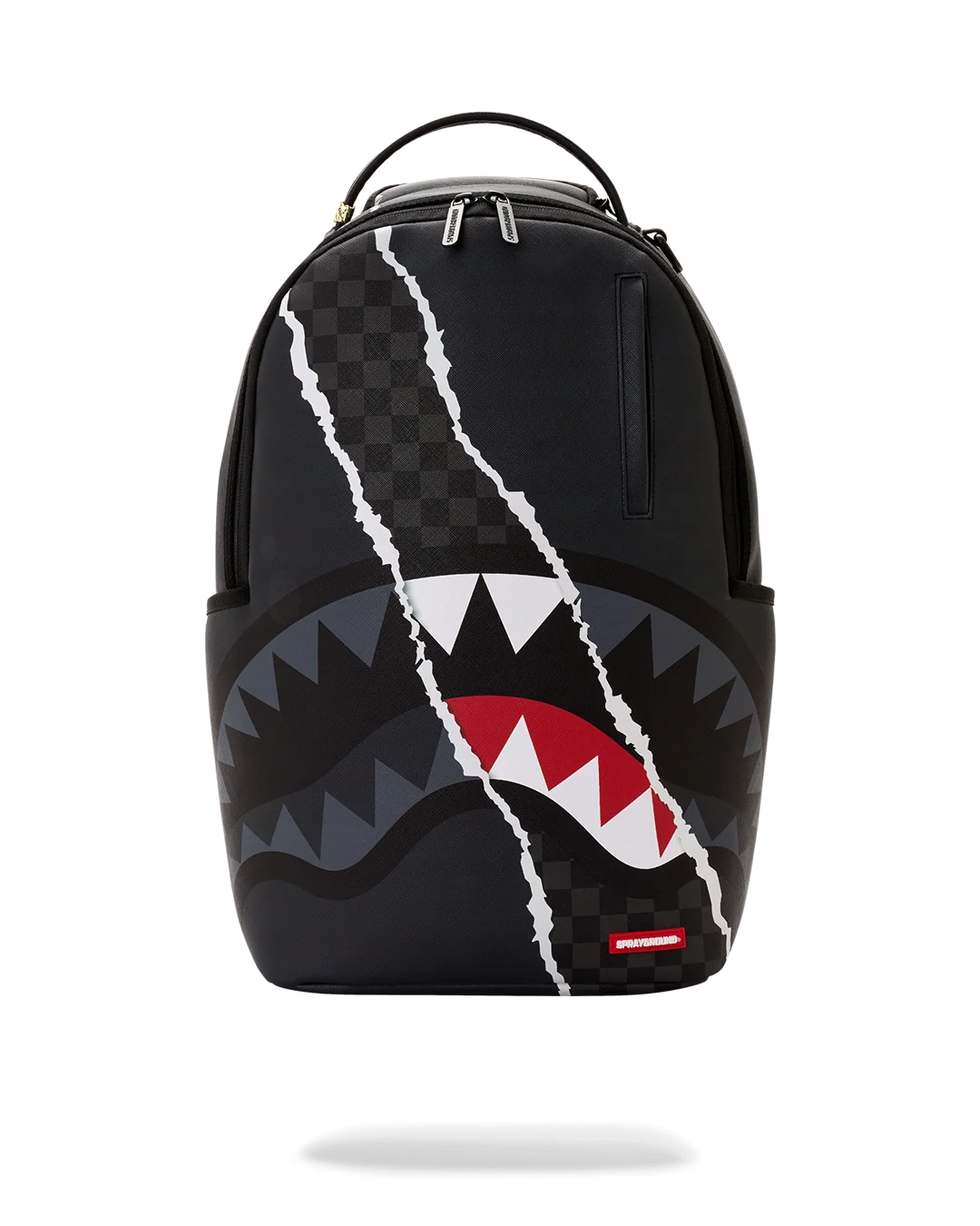 Image of Унисекс Раница SPRAYGROUND CENTER RIP REVEALING GRAY CHECK BACKPACK