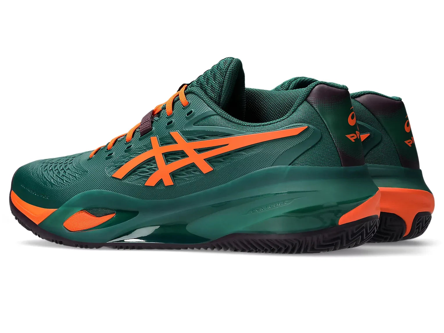 Image of Мъжки Маратонки ASICS GEL-RESOLUTION X PADEL GREEN/ENERGY ORANGE