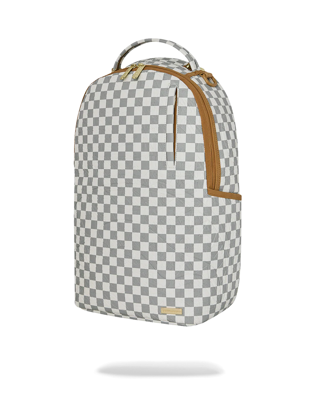 Image of Унисекс Раница SPRAYGROUND GRAFF EMBOSSED CREAM CHECK DLXSV BACKPACK