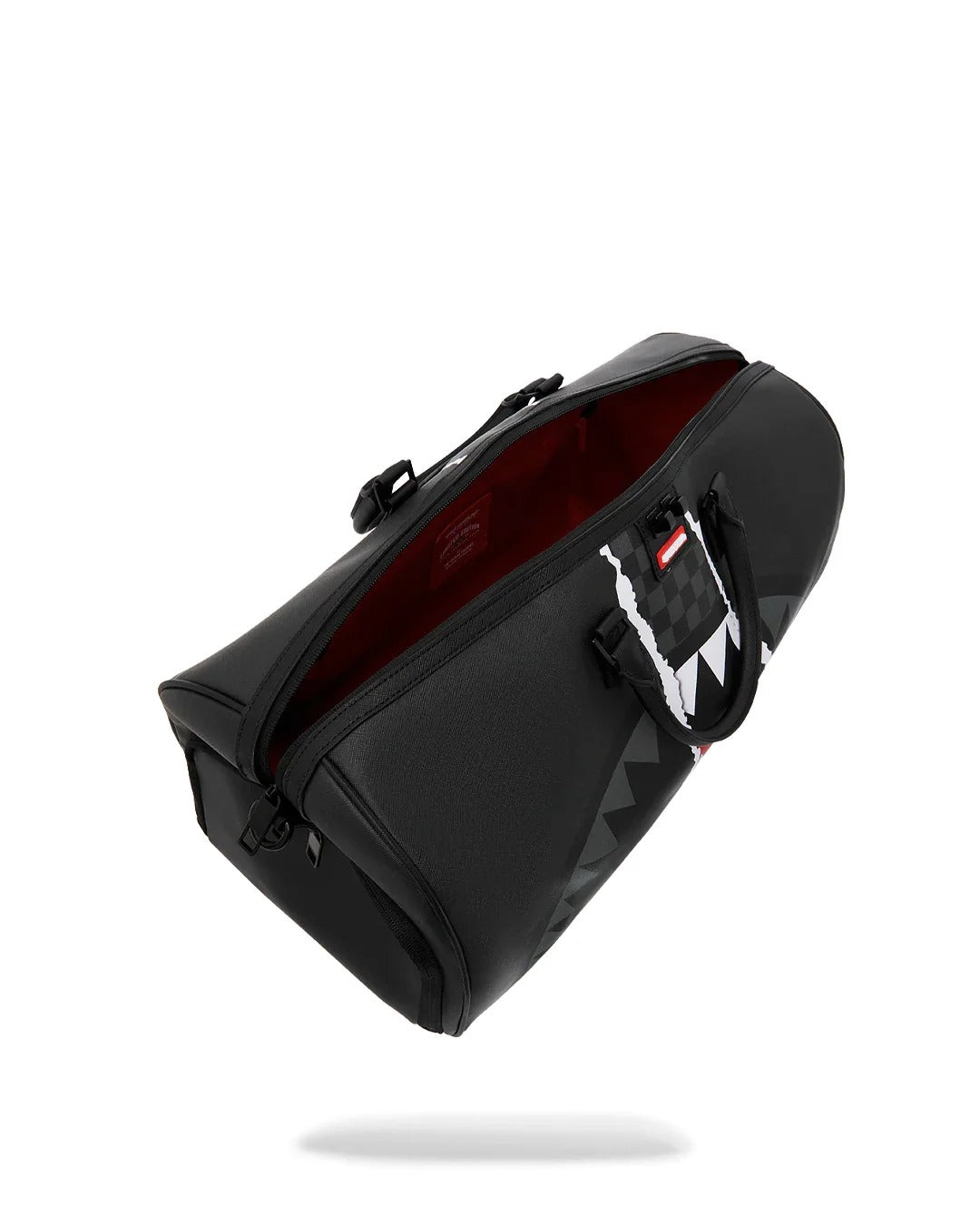 Image of Унисекс Чанта SPRAYGROUND CENTER RIP REVEALING GRAY CHECK MINI DUFFLE