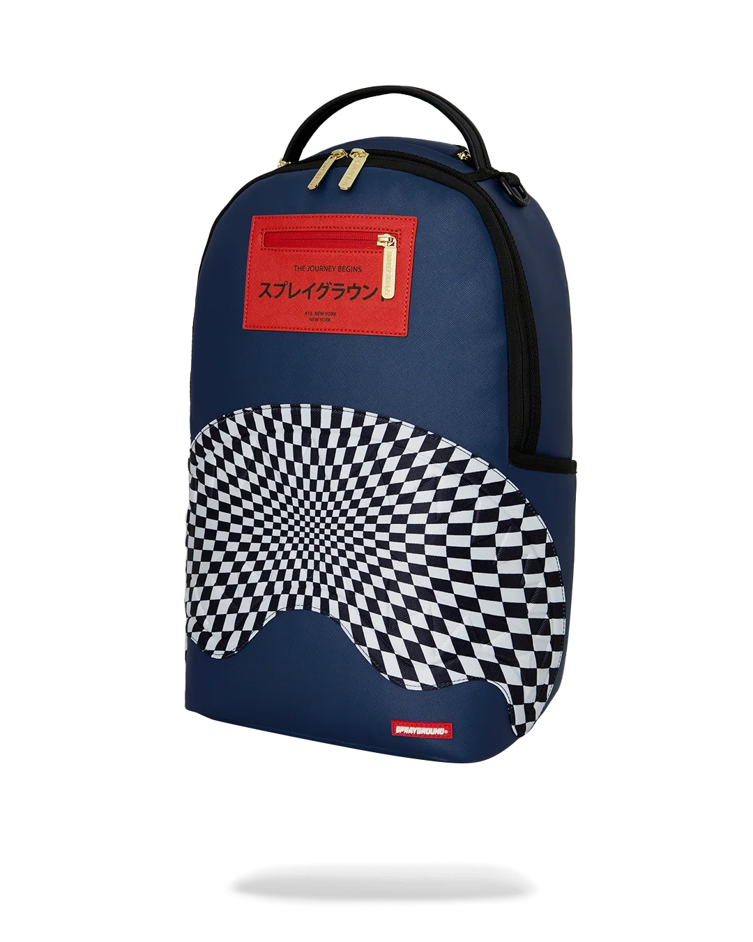 Image of Унисекс Раница SPRAYGROUND ICHIMATSU-MOYŌ WARP CHECK SHARK BACKPACK