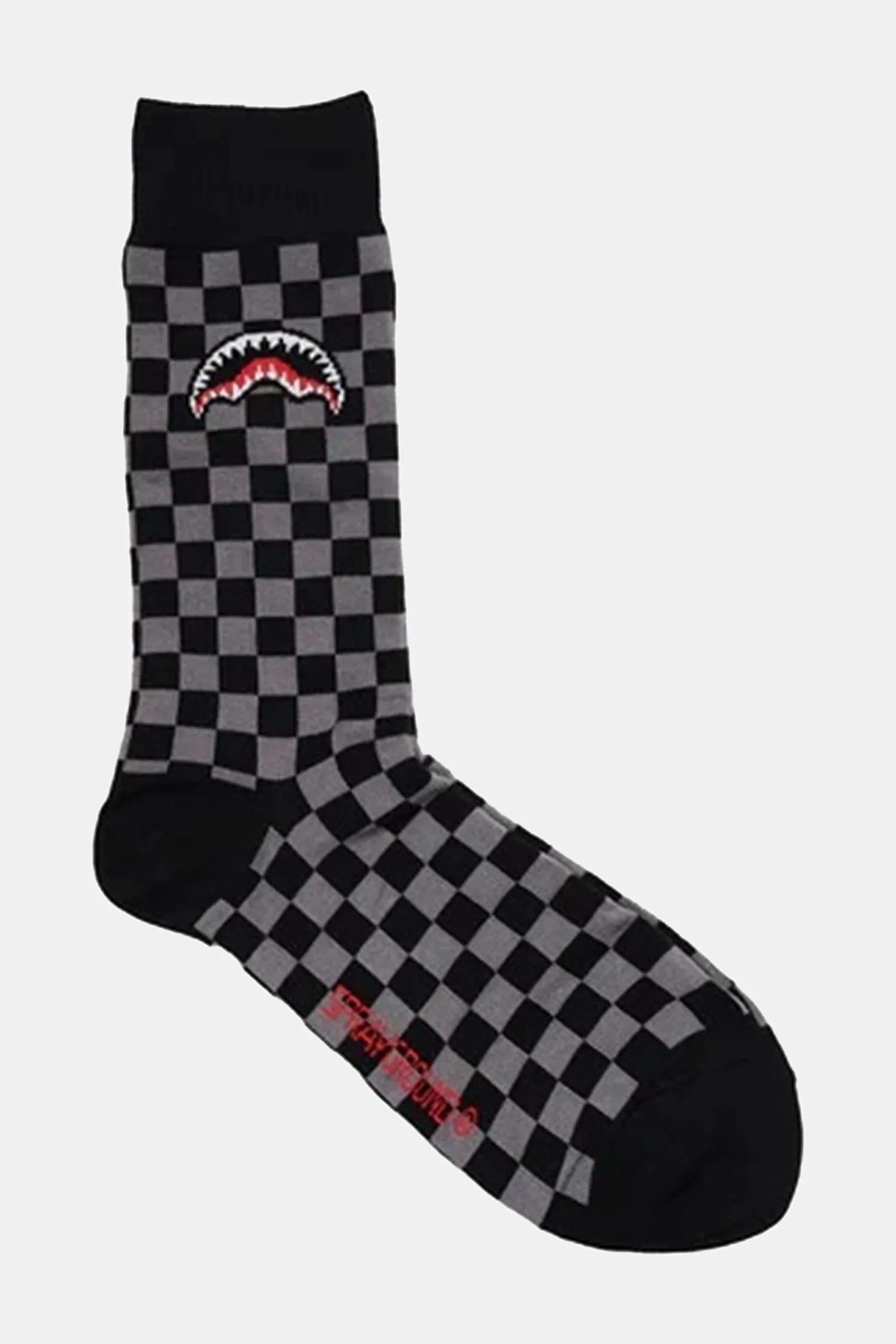 Image of Унисекс Чорапи SPRAYGROUND CHECKERED SOCKS GREY