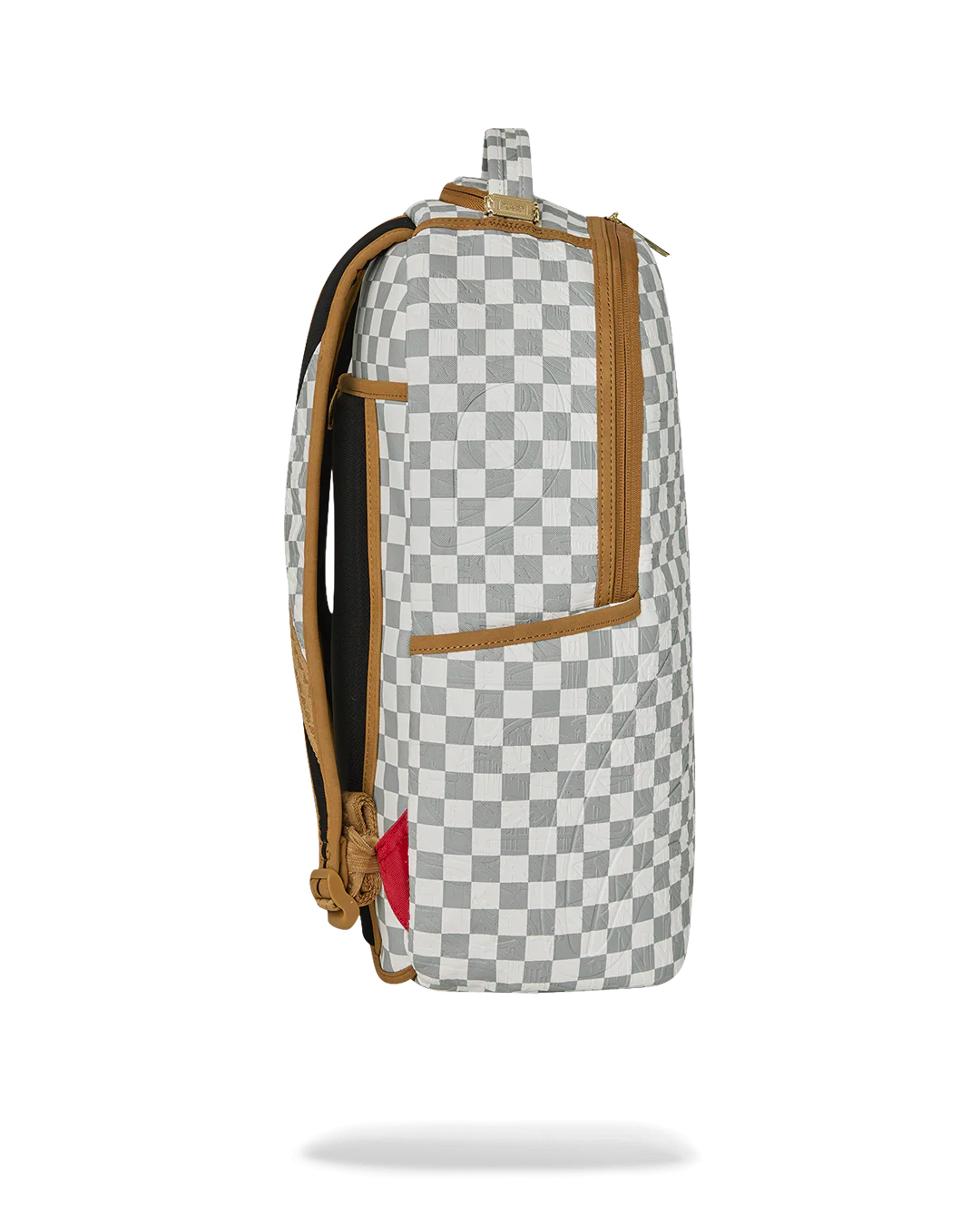 Image of Унисекс Раница SPRAYGROUND GRAFF EMBOSSED CREAM CHECK DLXSV BACKPACK