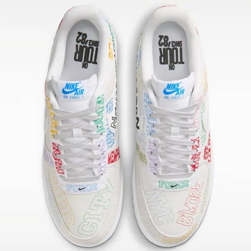 Image of Мъжки Маратонки NIKE AIR FORCE 1 '07 LOW LV8 STYLE II1549-100- Ballistic sport, Балистик