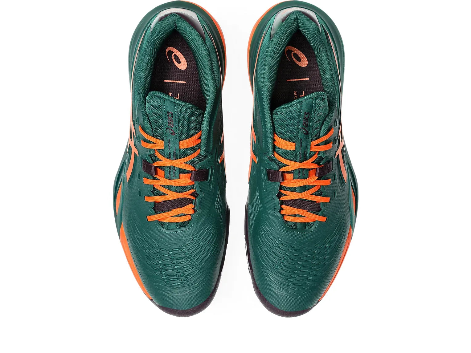 Image of Мъжки Маратонки ASICS GEL-RESOLUTION X PADEL GREEN/ENERGY ORANGE