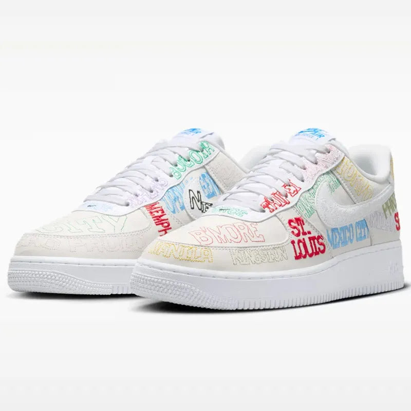 Image of Мъжки Маратонки NIKE AIR FORCE 1 '07 LOW LV8 STYLE II1549-100- Ballistic sport, Балистик