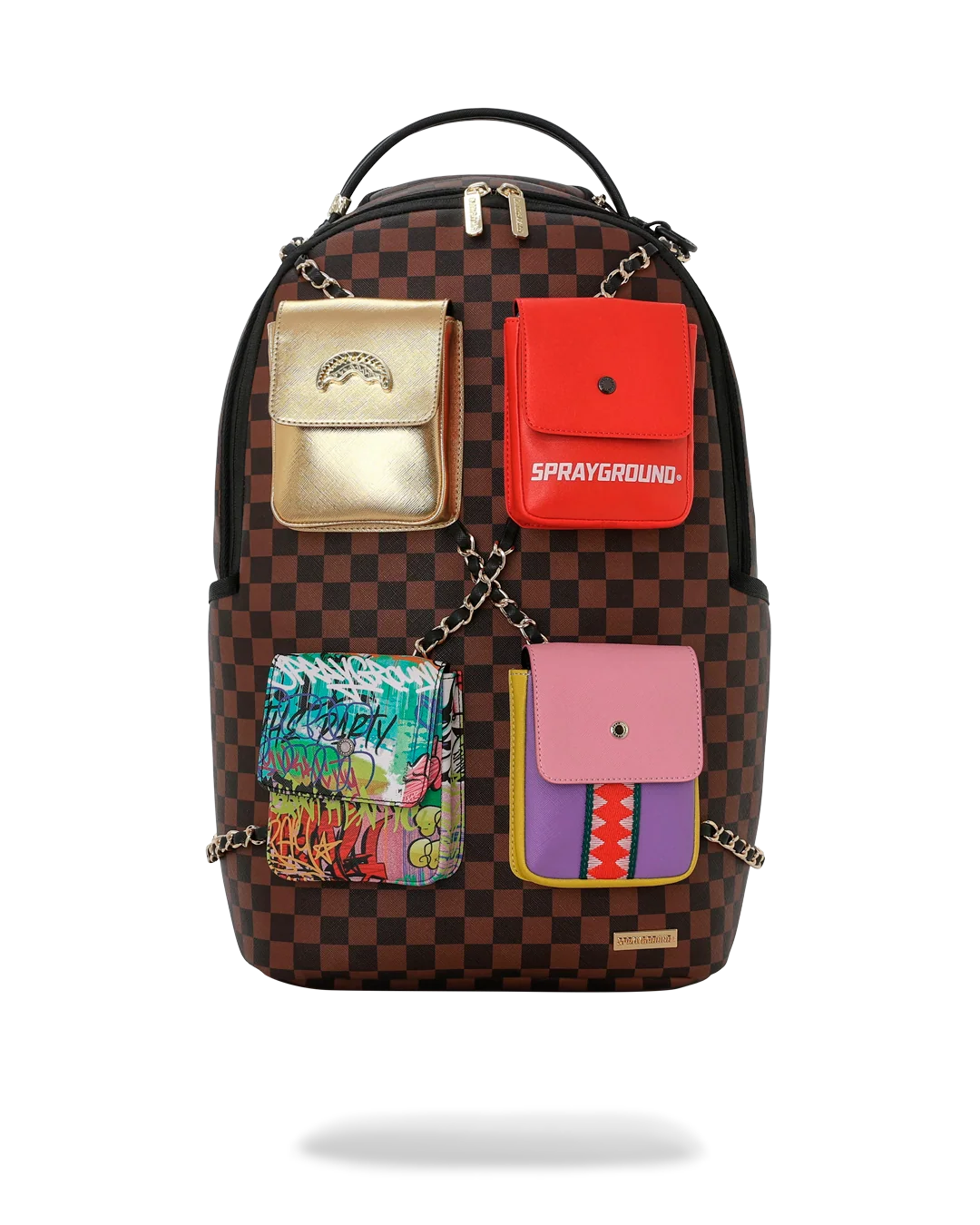 Image of Унисекс Раница SPRAYGROUND HANGING POCKETS MIX UP BACKPACK