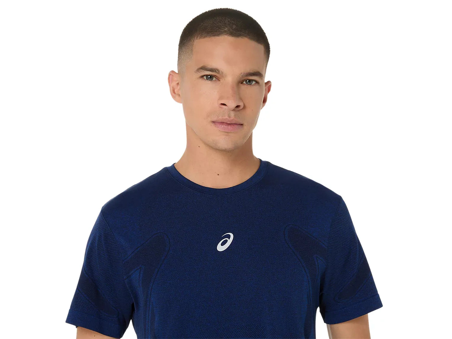 Image of Мъжка Тениска ASICS ROAD SEAMLESS SS TOP MIDNIGHT