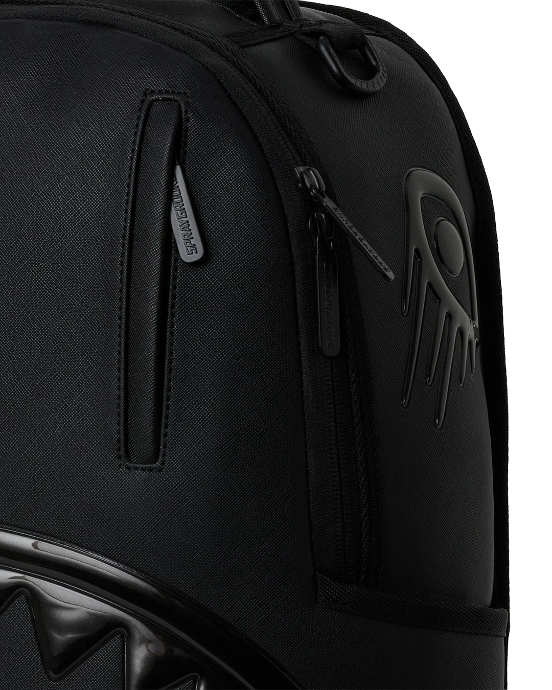 Image of Унисекс Раница SPRAYGROUND BLACKED OUT METALLIC DRIP BACKPACK