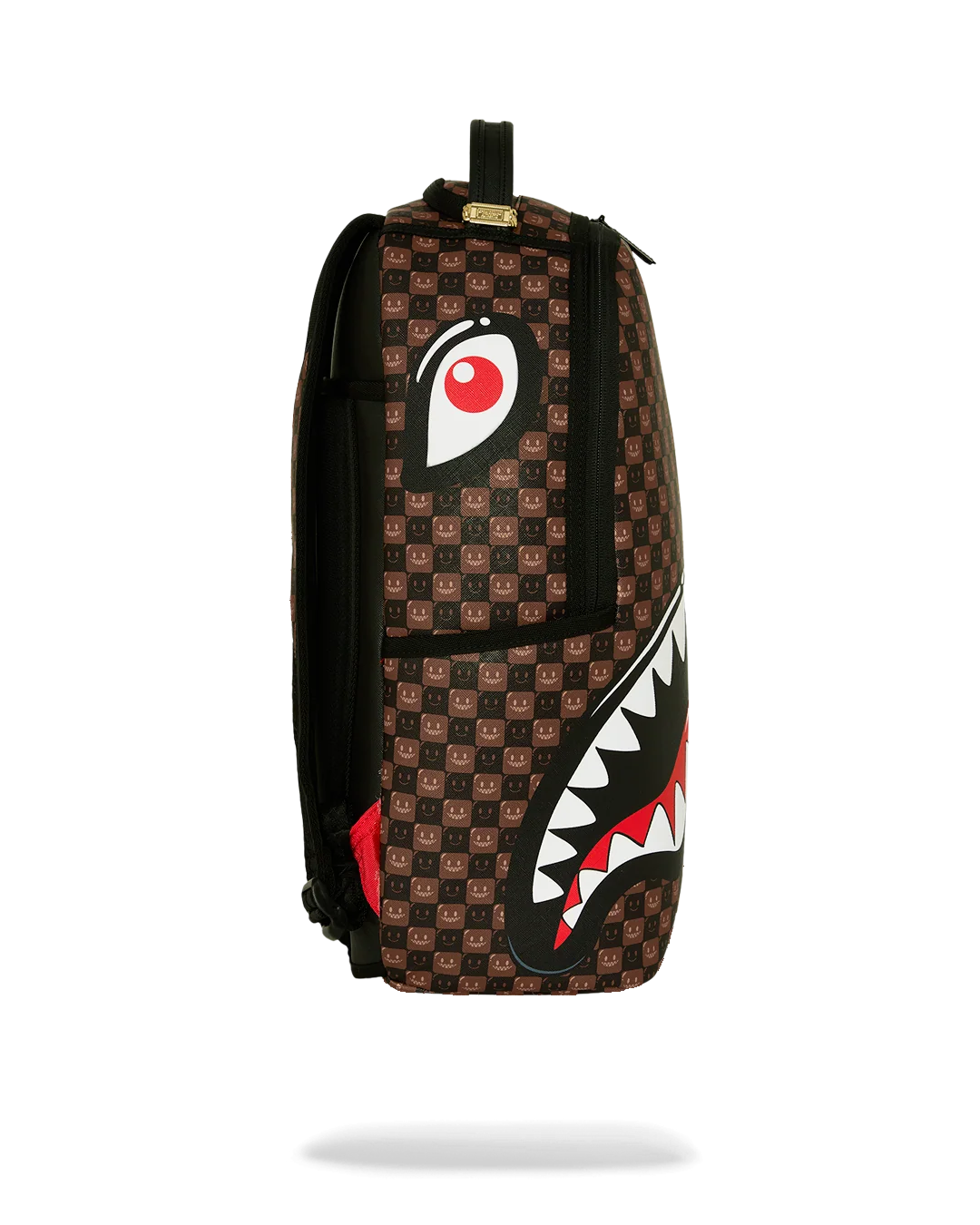 Image of Унисекс Раница SPRAYGROUND SHARKS IN PARIS WTF BUBBLE BROWN CHECK BACKPACK