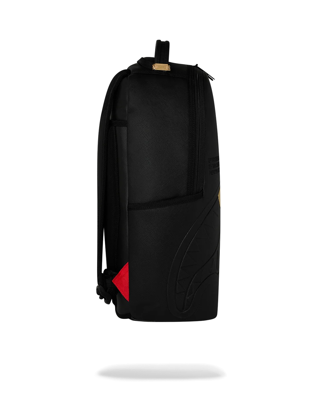 Image of Унисекс Раница SPRAYGROUND BLACKED OUT EMBOSSED GOLD TOOTH BACKPACK