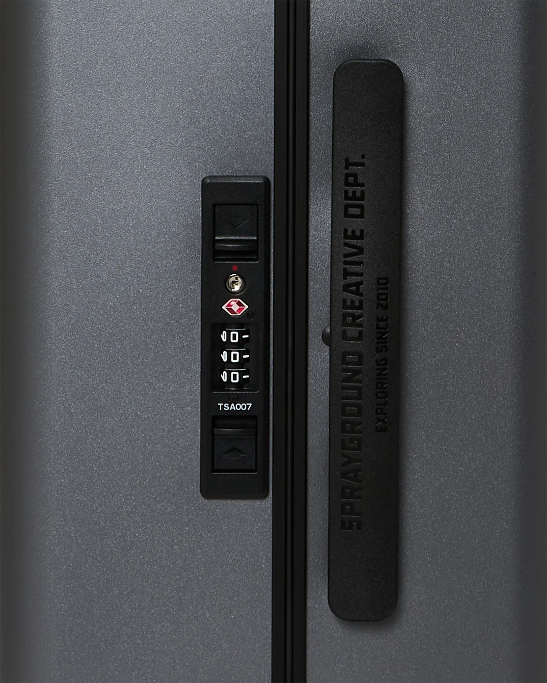 Image of Унисекс Куфар SPRAYGROUND GUNMETAL ROLLER CARRY-ON LUGGAGE