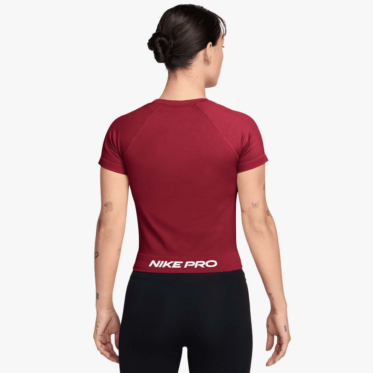 Image of Дамска Тениска NIKE W NP DF SMLS SS TOP WT – 608 – изглед 2