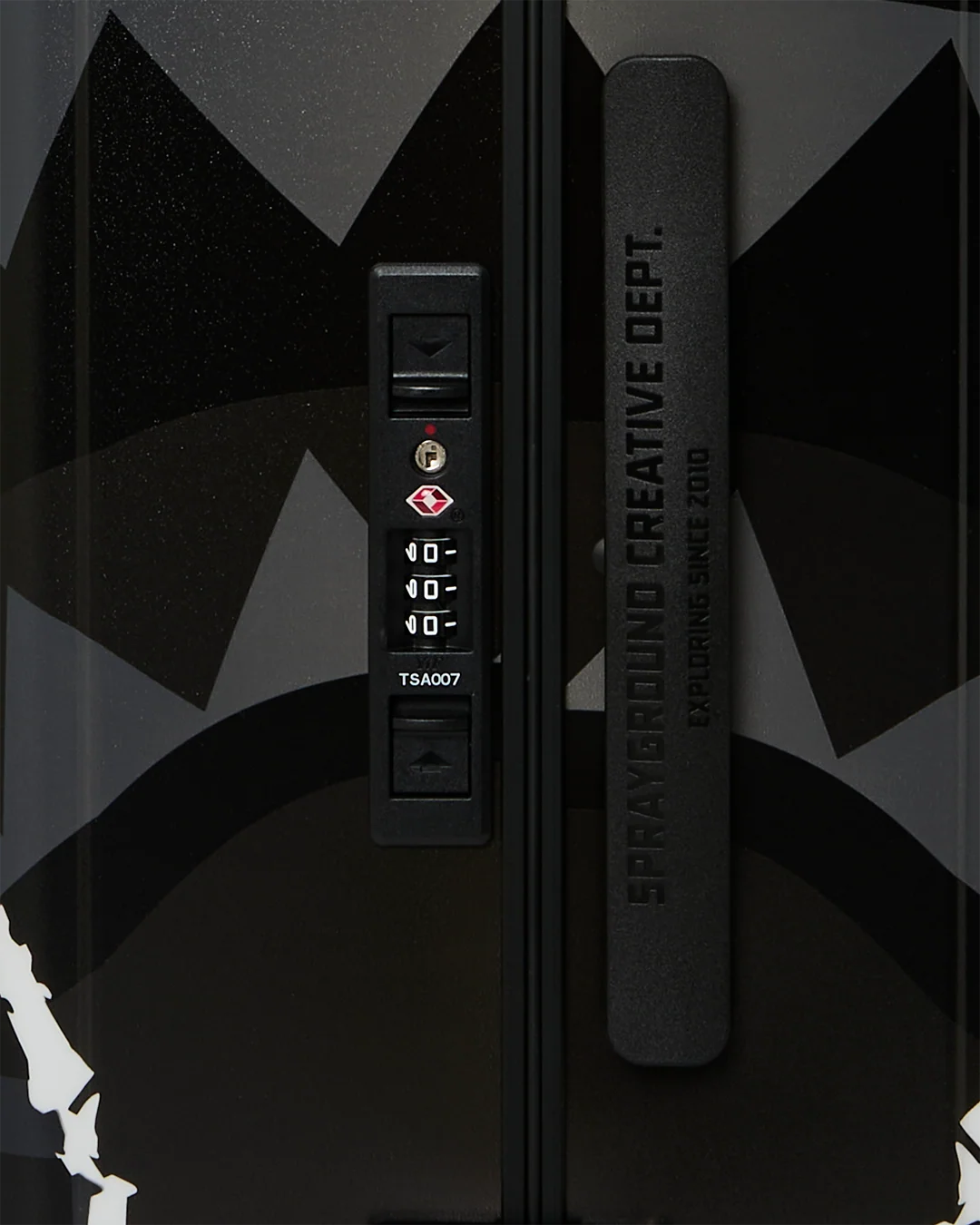 Image of Унисекс Куфар SPRAYGROUND CENTER RIP REVEALING GRAY CHECK CARRY-ON LUGGAGE
