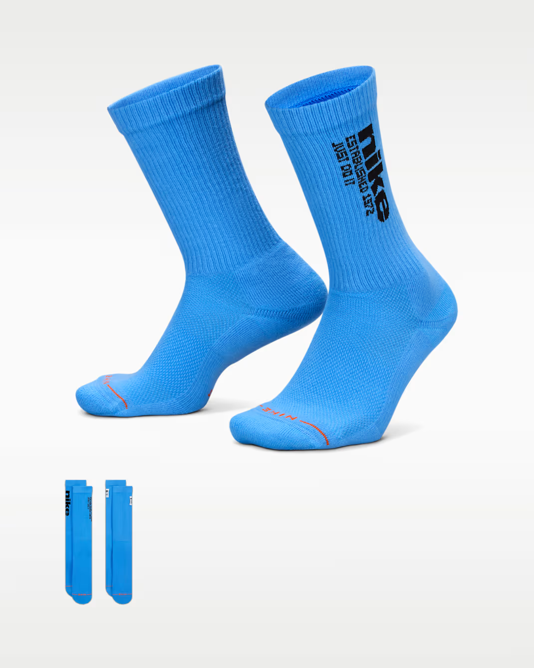 Image of Унисекс Чорапи NIKE U NK ED ELVD CRW 2P MGFX - 144