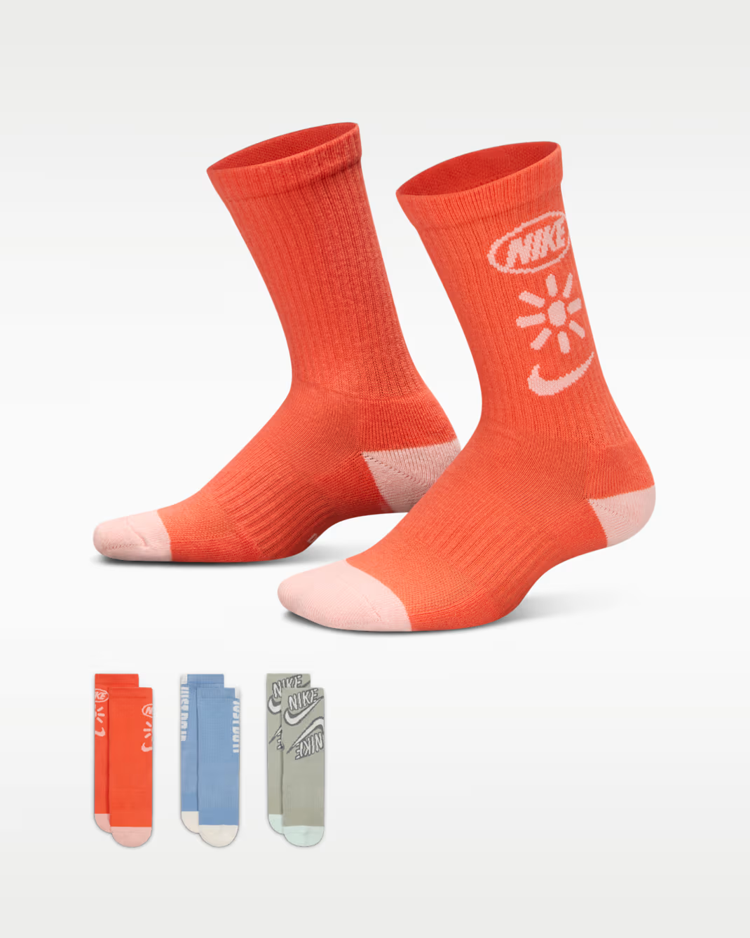 Image of Унисекс Чорапи NIKE Y NK ED PLS CSH CRW 3P-144 AIR