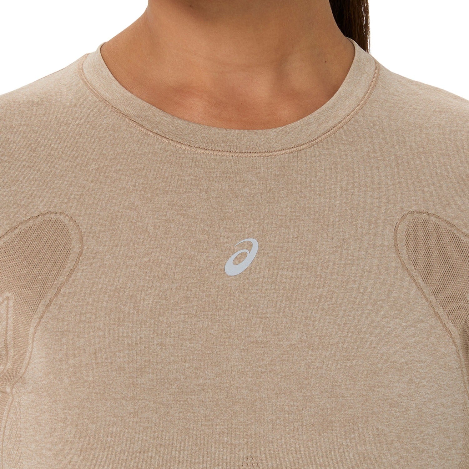 Image of Дамска Блуза ASICS ROAD SEAMLESS LS TOP GREIGE