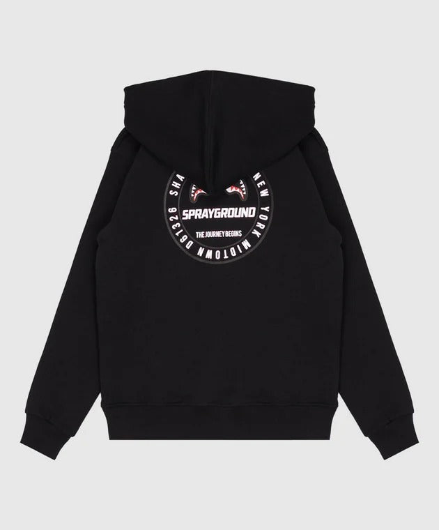 Image of Детски Суитчър SPRAYGROUND SPRAYGROUND BASIC REGULAR HOODIE BLACK
