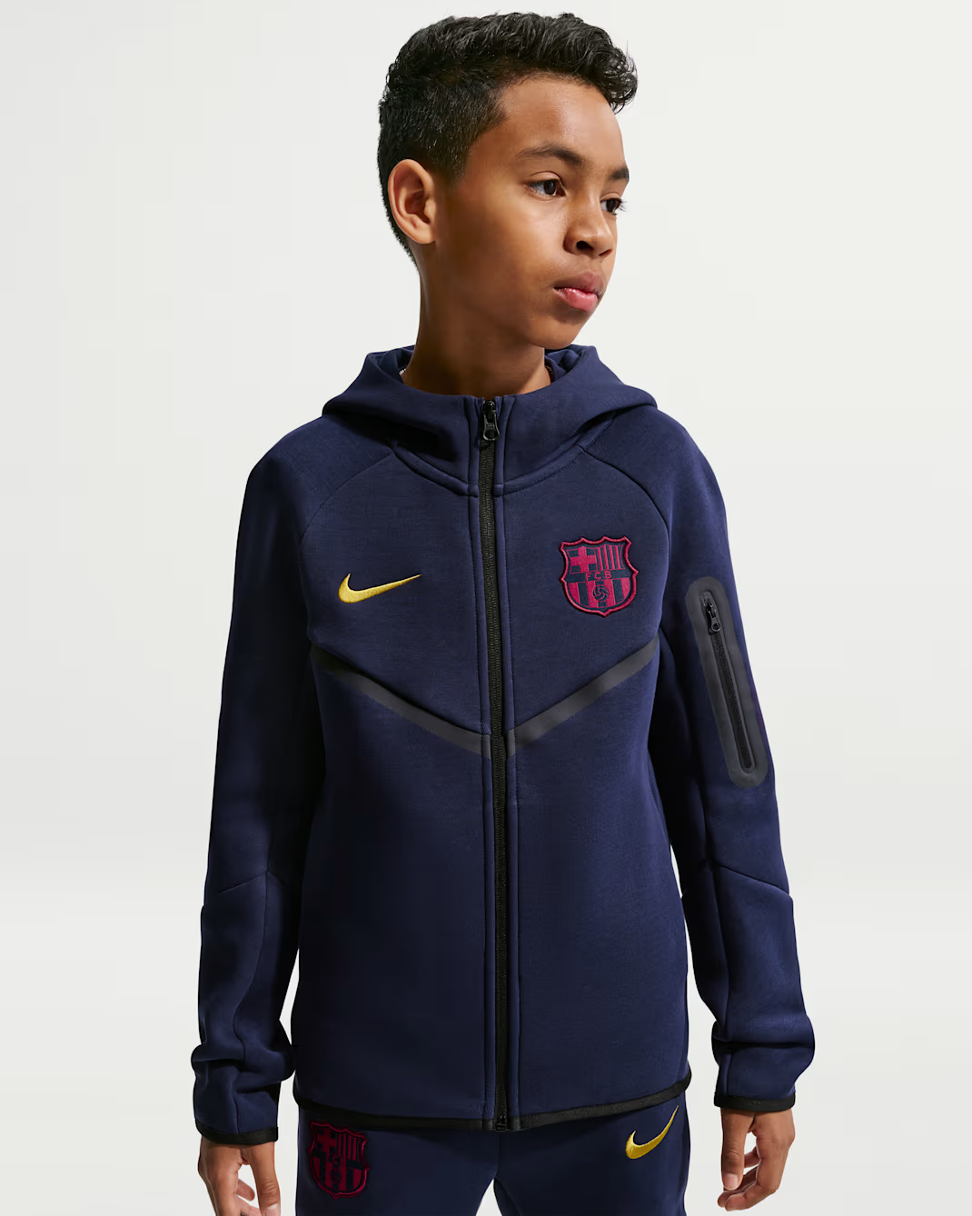 Image of Унисекс Суитшърт NIKE FCB B NSW TECH FLC FZ