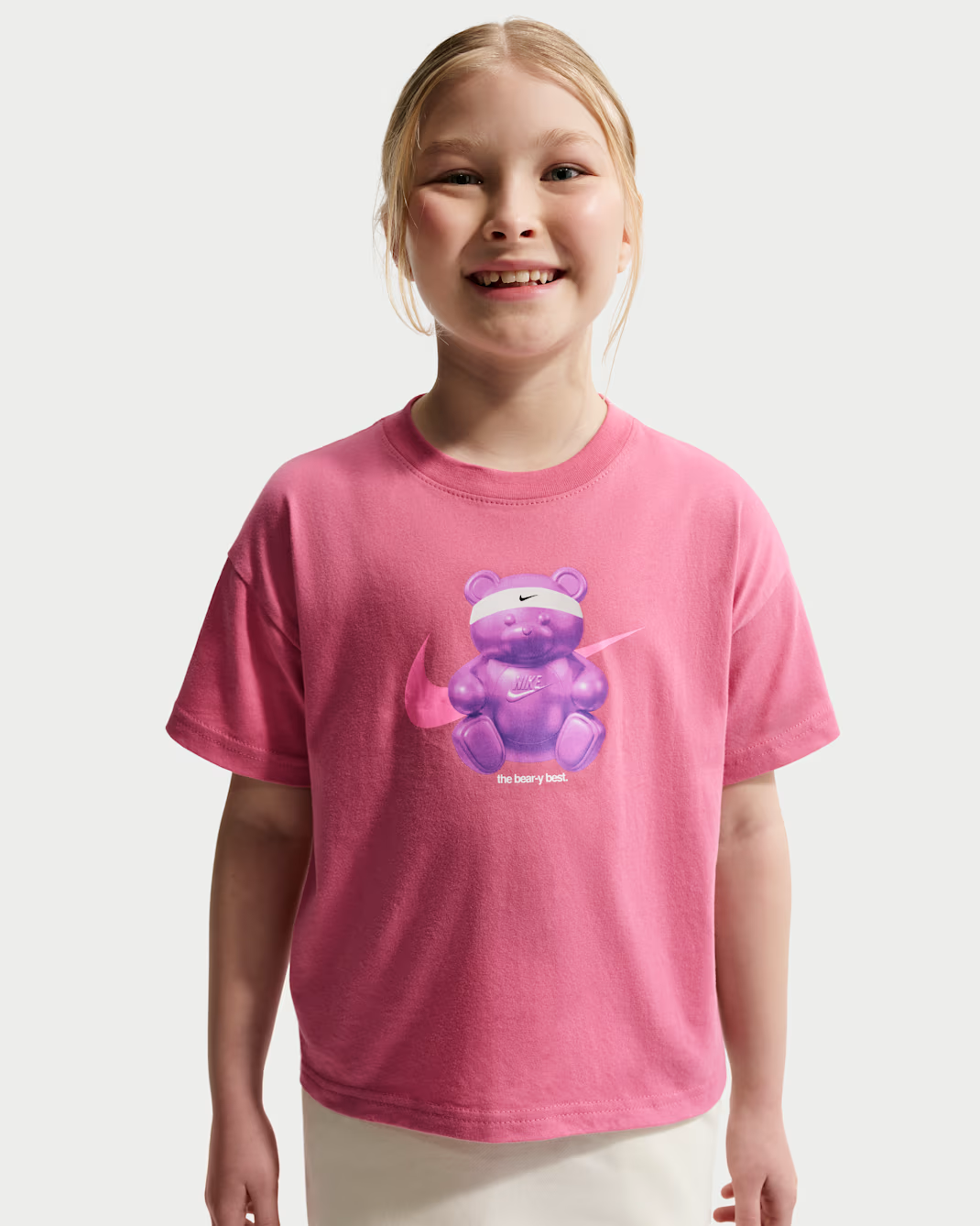 Image of Детска Тениска NIKE G NSW TEE OC BOXY BEAR IO8121-641- Ballistic sport, Балистик