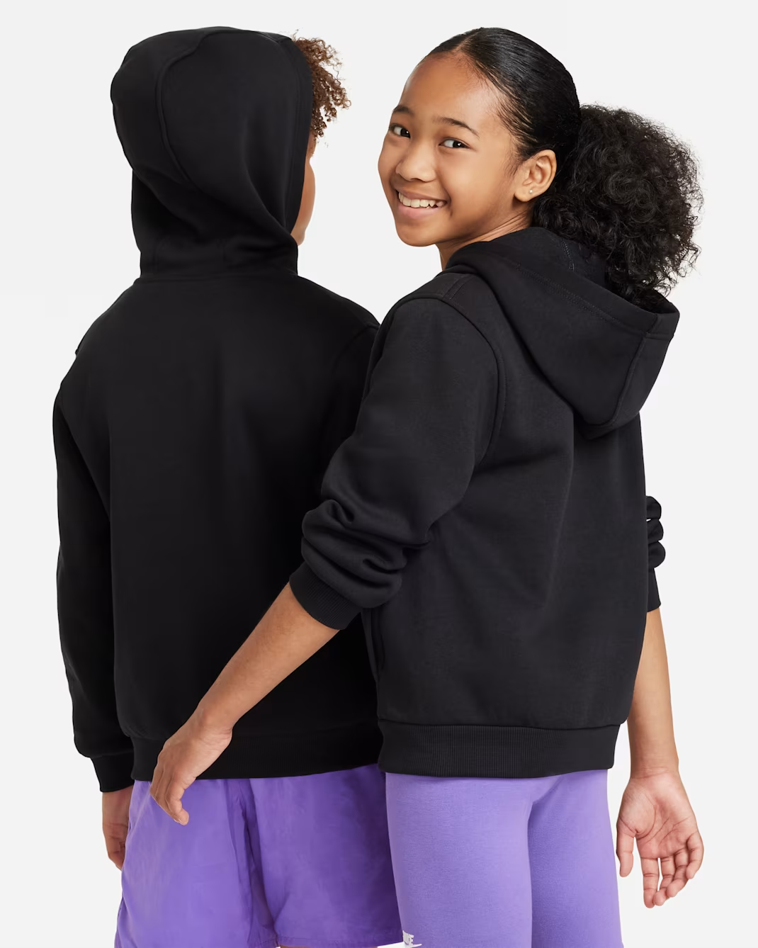 Image of Детски Суитшърт NIKE K NSW CLUB FLC HD FZ LS LBR