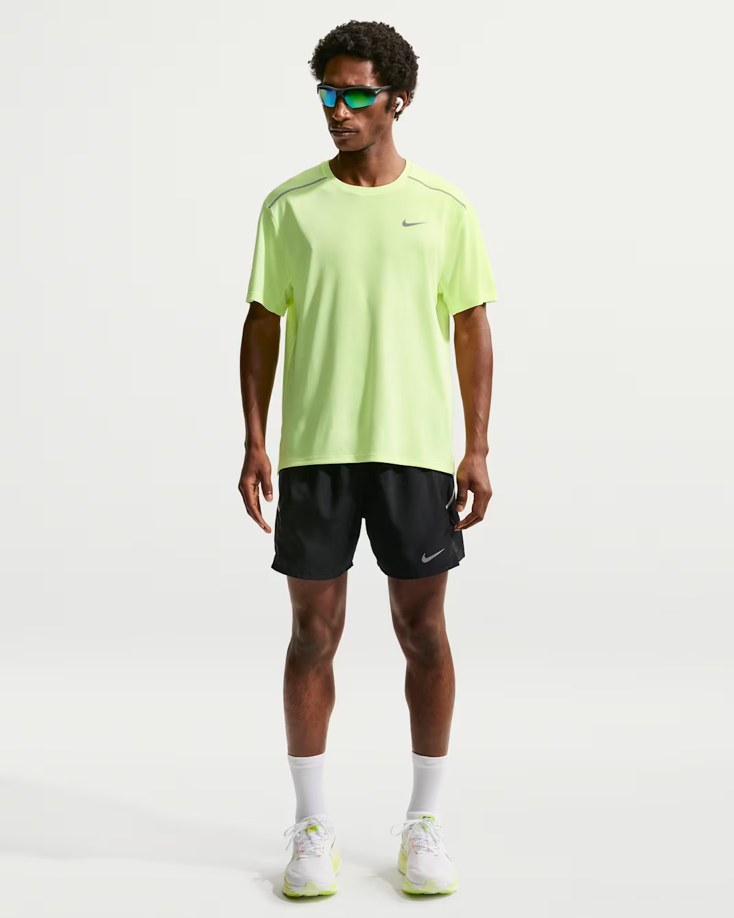 Image of Мъжки Къс панталон NIKE M NK DF MILER 5IN 2IN1 SHORT