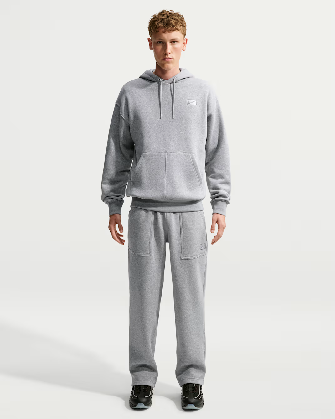 Image of Мъжки Панталон NIKE M NSW SF BB OH PANT – 063 – изглед 2