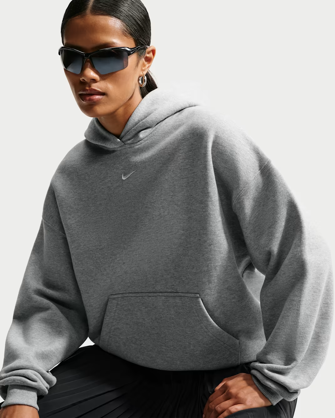 Image of Дамски Суитшърт NIKE W NK STDO FLC MW OS PO HDY
