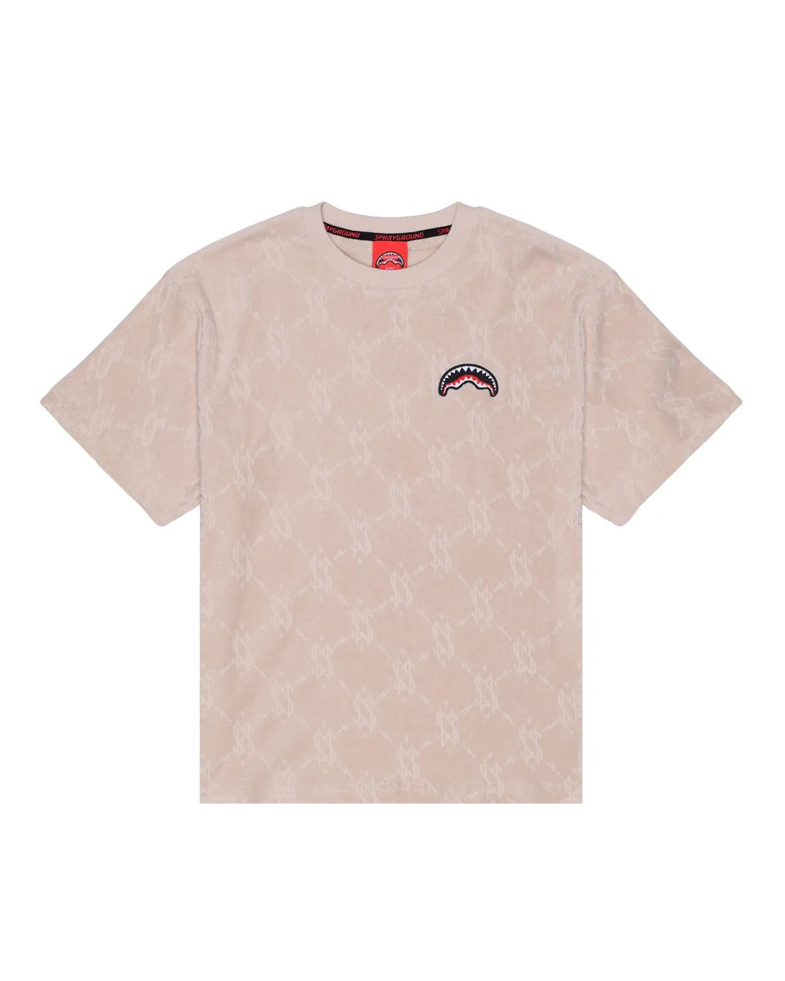 Image of Мъжка Тениска SPRAYGROUND ALL THE MONEY NEW REG T-SHIRT BEIGE