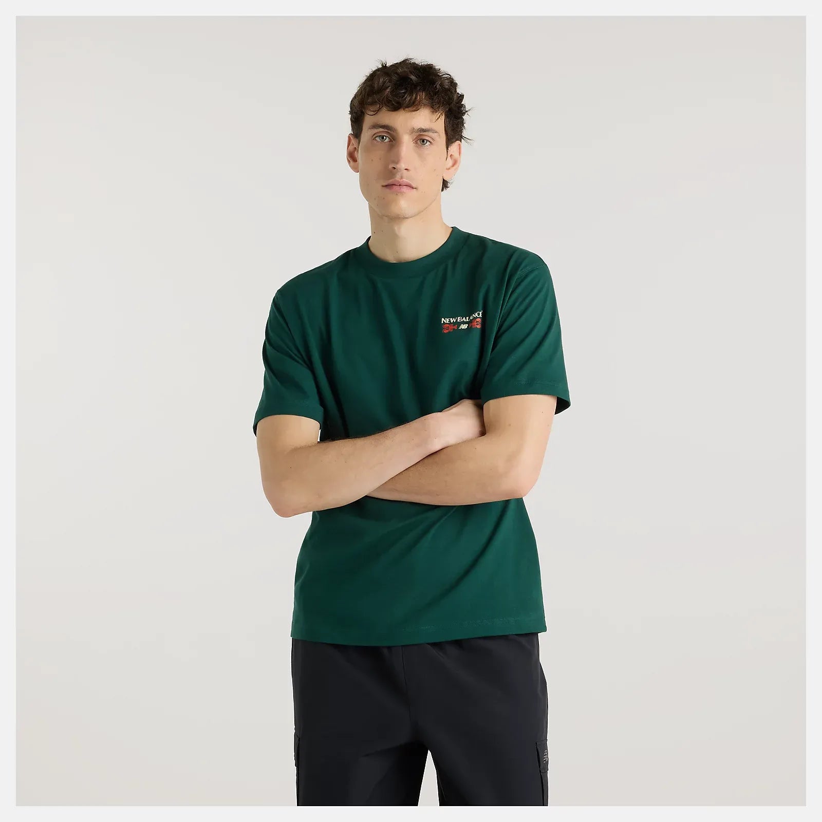 Image of Мъжка тениска NEW BALANCE GRAB A BITE BOSTON T-SHIRT
