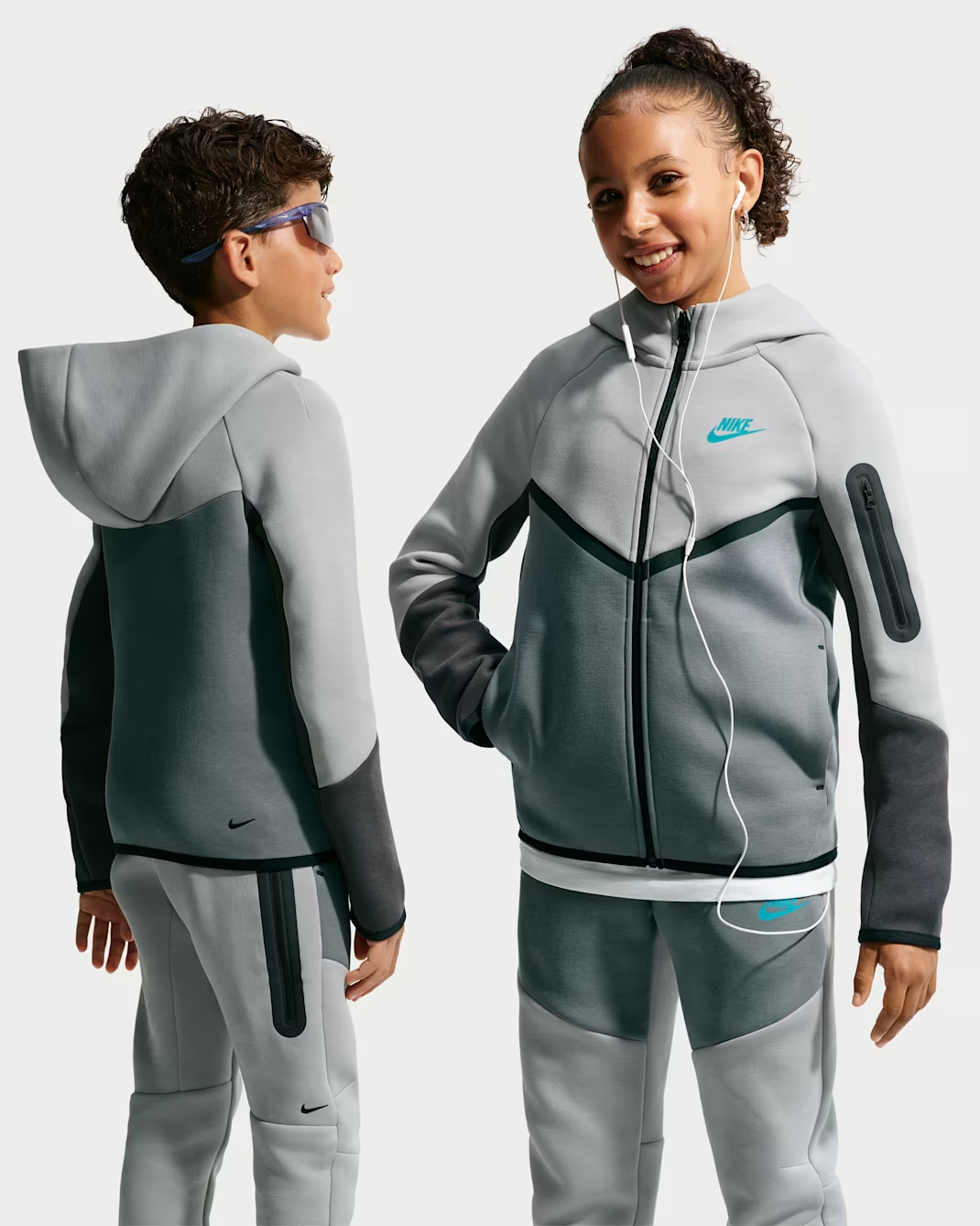 Image of Детски Суитшърт NIKE B NSW TCH FLC FZ - PD