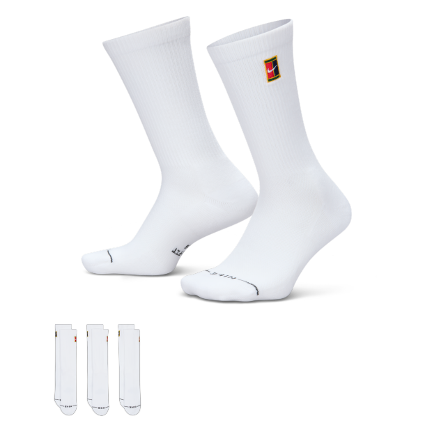 Image of Унисекс Чорапи NIKE U NK ED ELVD CRW 3P TENNIS 144 IH8633-901- Ballistic sport, Балистик