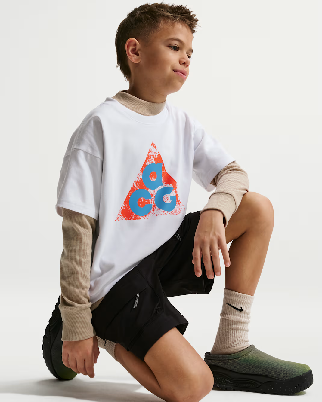 Image of Детска Тениска NIKE K ACG DF TEE M90 SPOOKY