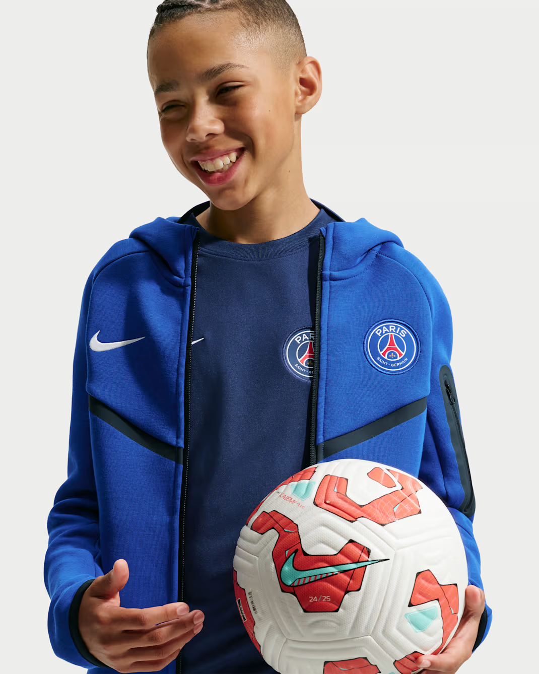Image of Детски Суитшърт NIKE PSG B NSW TECH FLC FZ