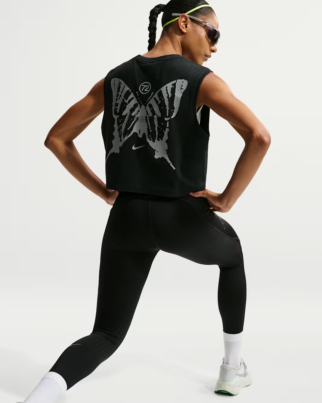 Image of Дамска Тениска NIKE W NKDF MOVE SL SWFT BTRFLY TEE IM0631-010- Ballistic sport, Балистик