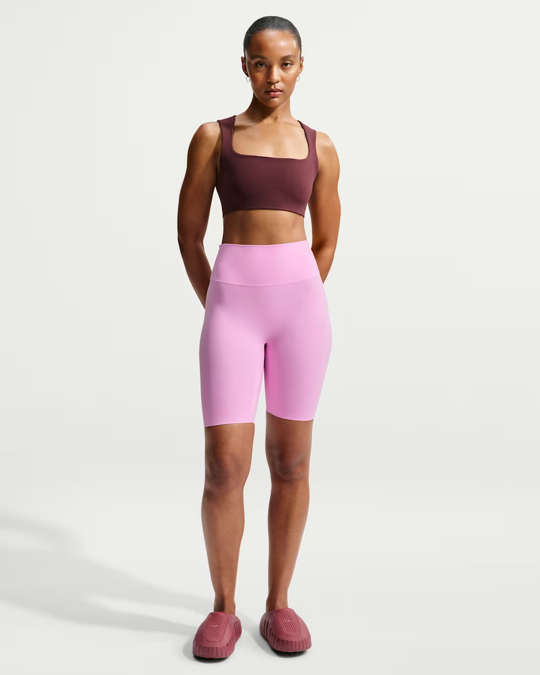 Image of Дамски Къс панталон NIKE W NK DF ZENVY HR 8IN SHRT USEM