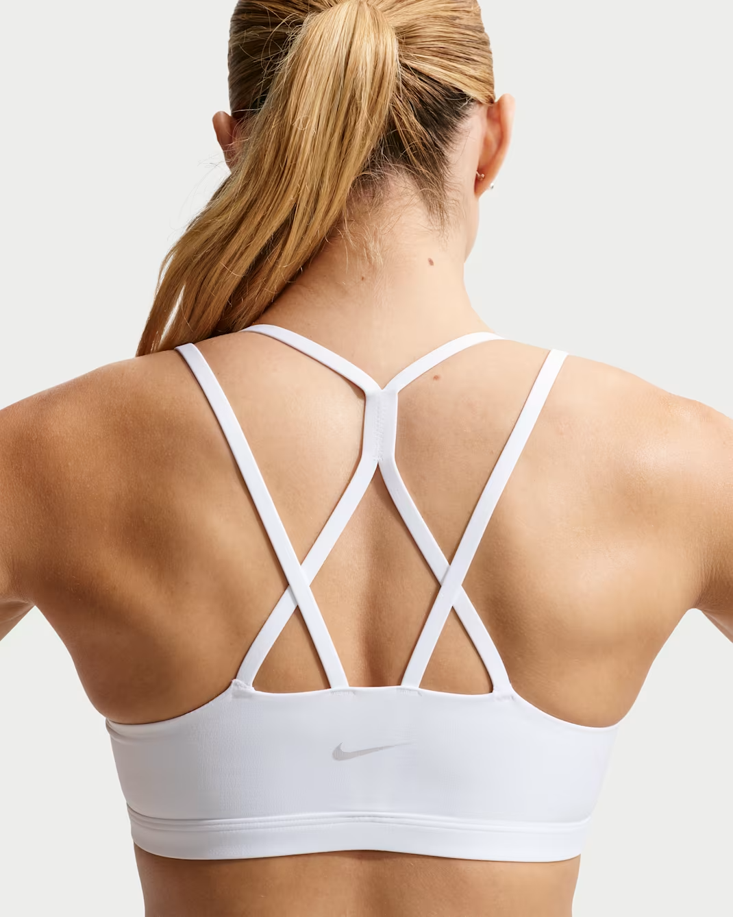 Image of Дамско Бюстие NIKE W NK DF ZENVY STRAPPY BRA – 010 – изглед 4